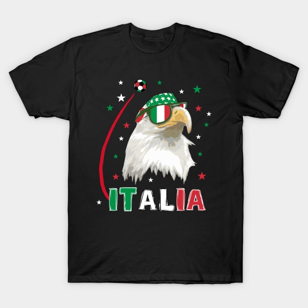 Italia Soccer T-Shirt T-Shirt by Nerd_art